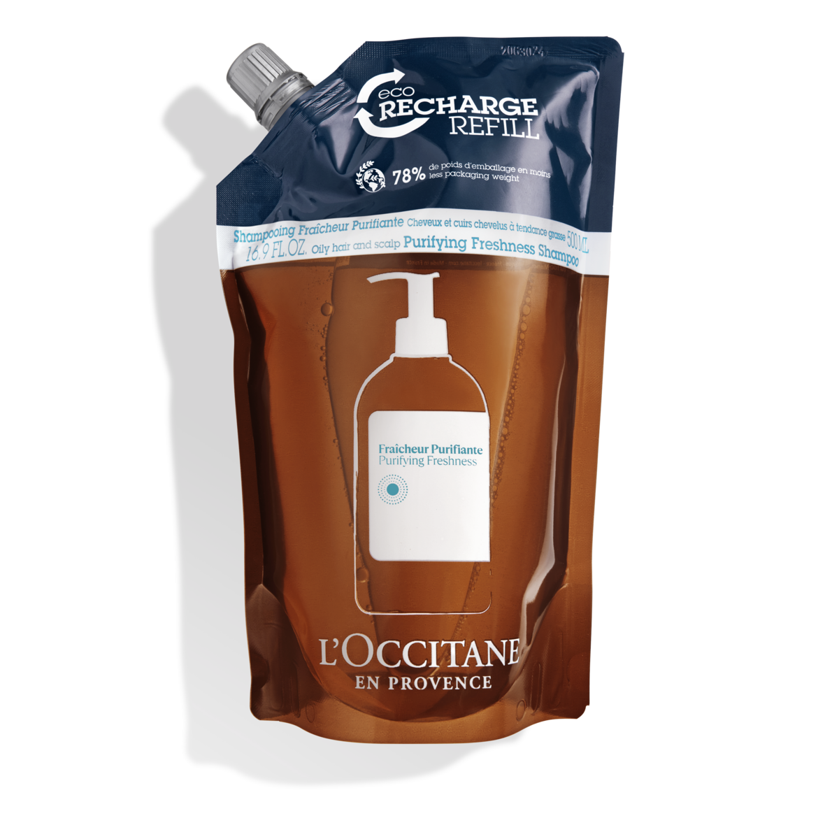 Recharge Shampoing Fraicheur Purifiante 500 ml