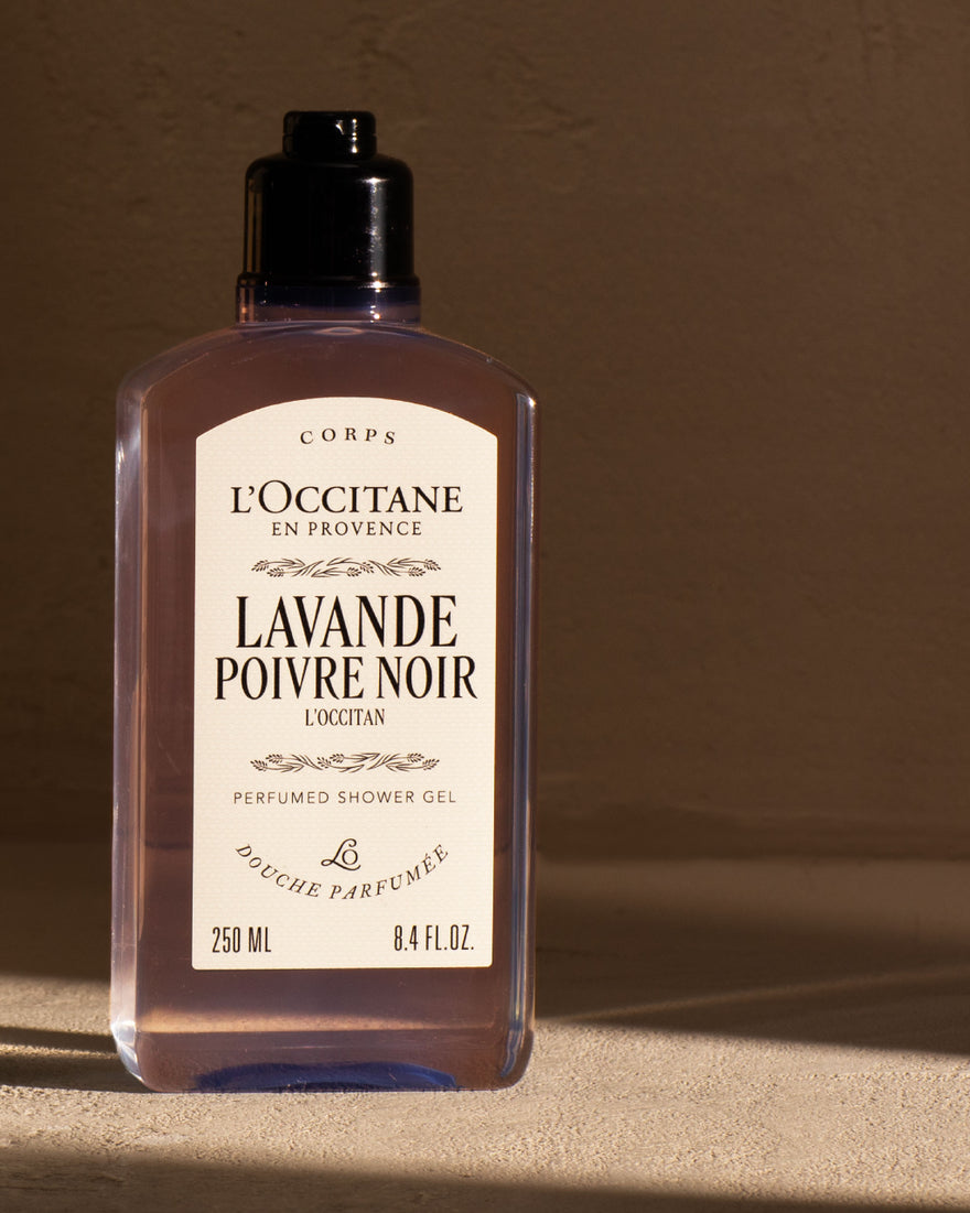 GEL DOUCHE PARFUMÉ LAVANDE POIVRE NOIR ( L'OCCITAN)