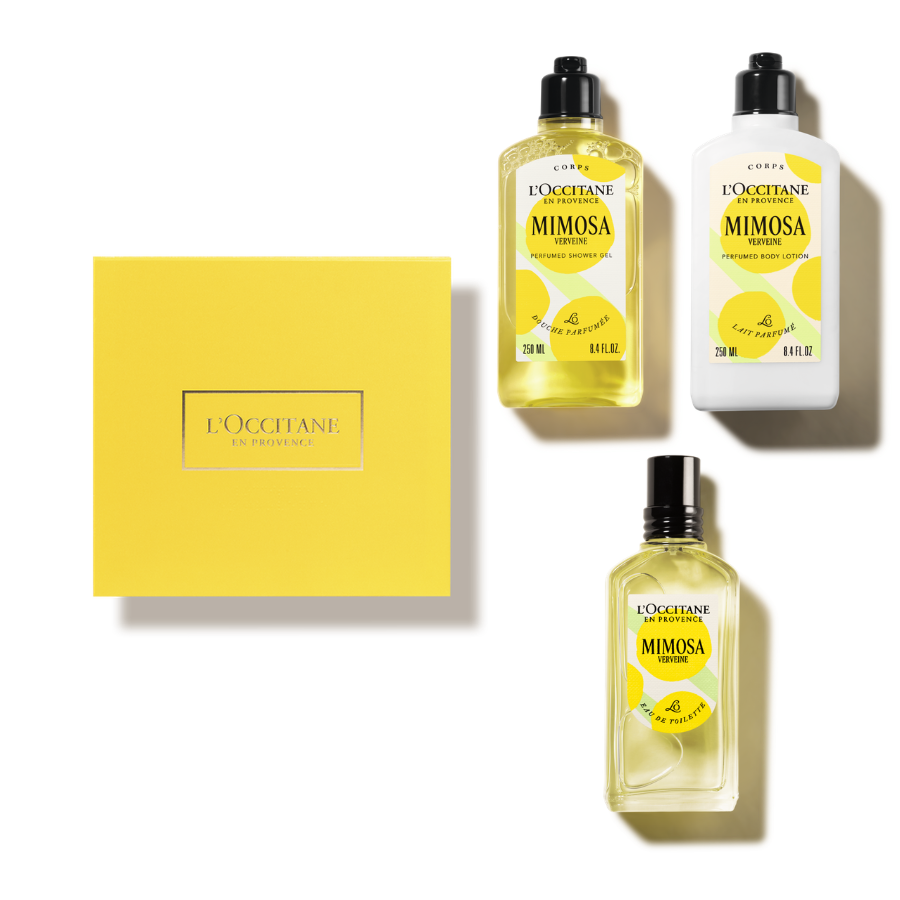 Coffret Cadeau Parfum Mimosa Verveine