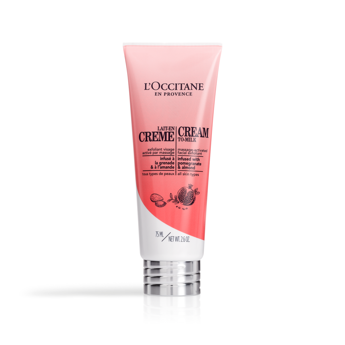 Lait-en-Crème exfoliant visage Infusion 75ml