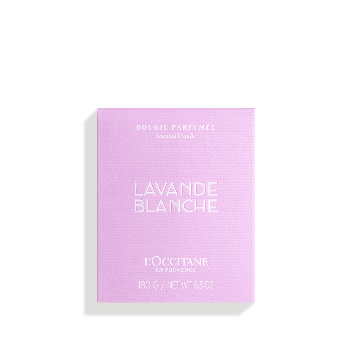 Bougie Lavande Blanche 180GR