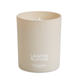 BOUGIE LAVANDE BLANCHE 180G