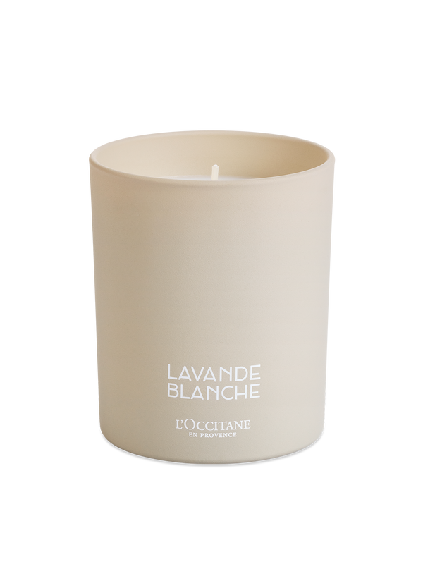 BOUGIE LAVANDE BLANCHE 180G
