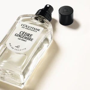 EAU DE TOILETTE CÈDRE CINGEMBRE ( CAP CÉDRAT)