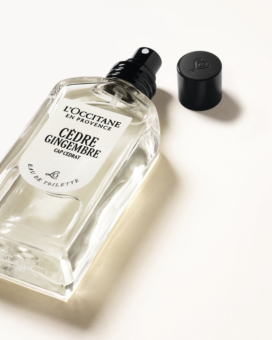 EAU DE TOILETTE CÈDRE CINGEMBRE ( CAP CÉDRAT)