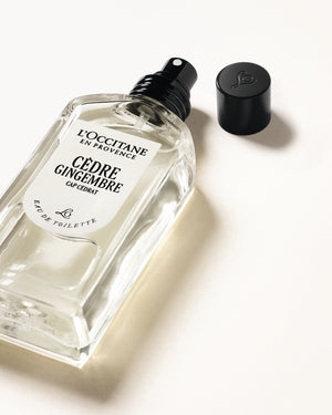 EAU DE TOILETTE CÈDRE CINGEMBRE ( CAP CÉDRAT)
