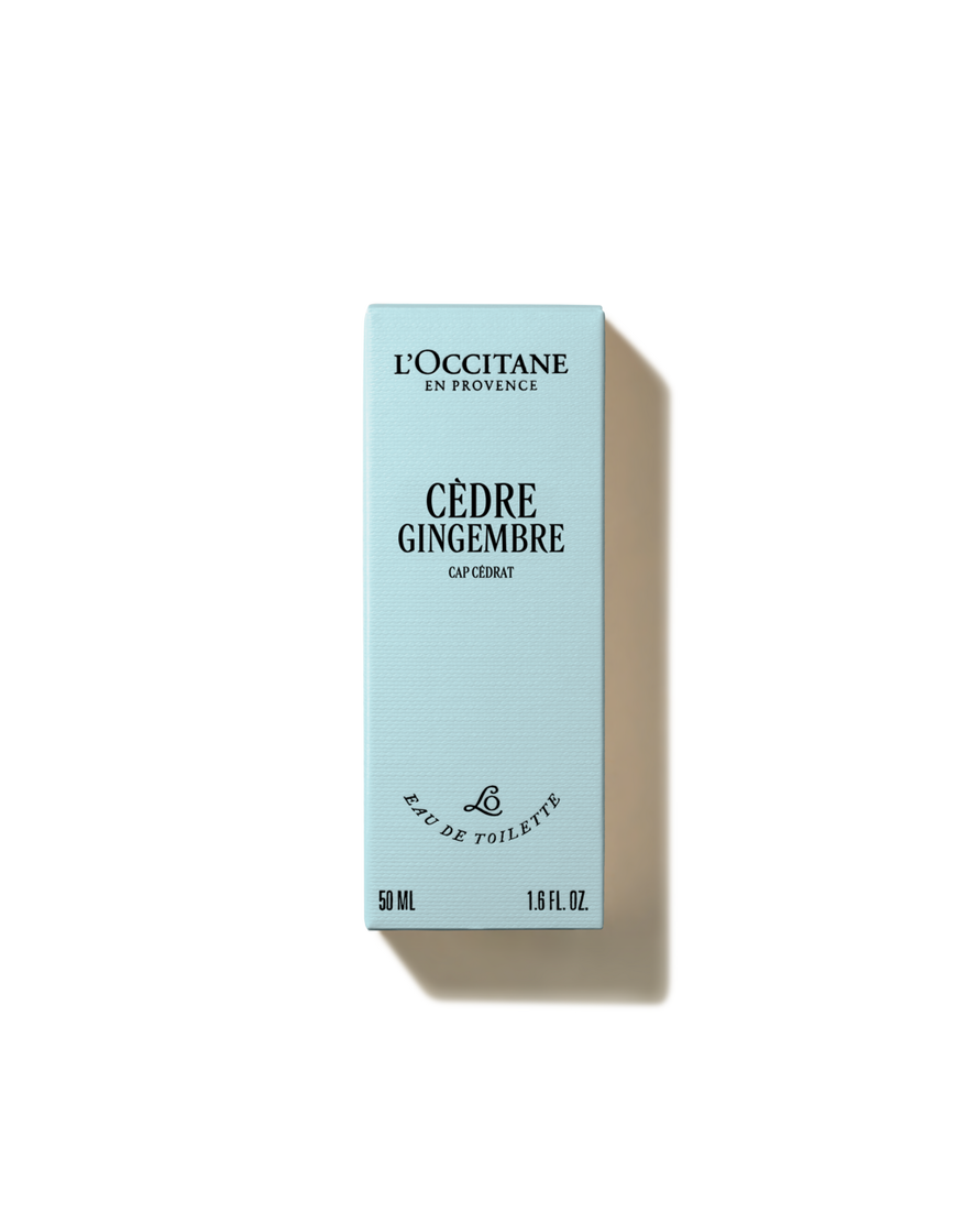 EAU DE TOILETTE CÈDRE CINGEMBRE ( CAP CÉDRAT)