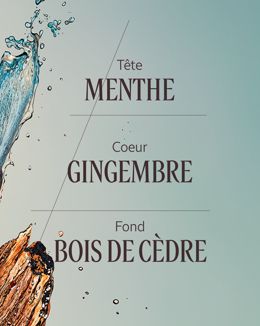 EAU DE TOILETTE CÈDRE CINGEMBRE ( CAP CÉDRAT)