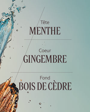EAU DE TOILETTE CÈDRE CINGEMBRE ( CAP CÉDRAT)