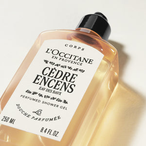 GEL DOUCHE PARFUMÉ CÈDRE ENCENS (EAU DES BAUX)