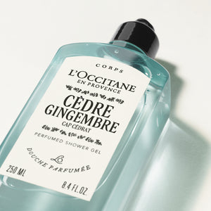 GEL DOUCHE PARFUMÉ CÈDRE GINGEMBRE (CAP CÉDRAT)