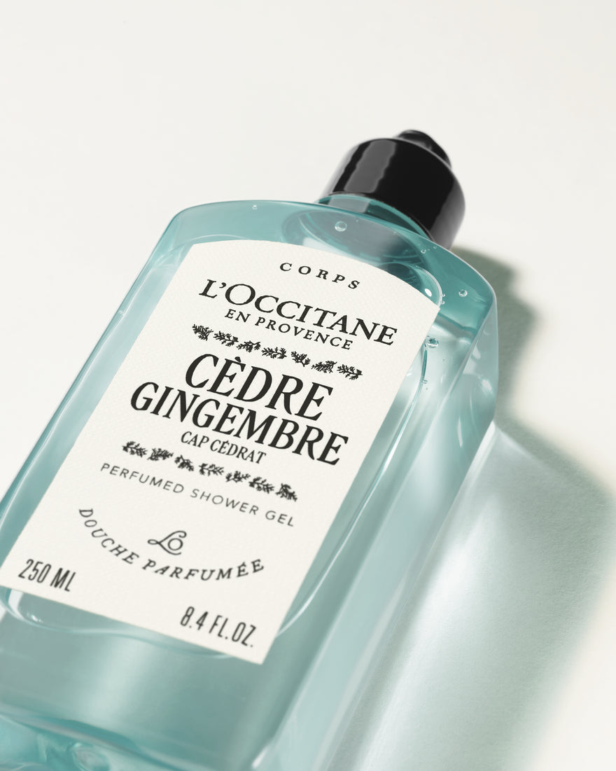 GEL DOUCHE PARFUMÉ CÈDRE GINGEMBRE (CAP CÉDRAT)