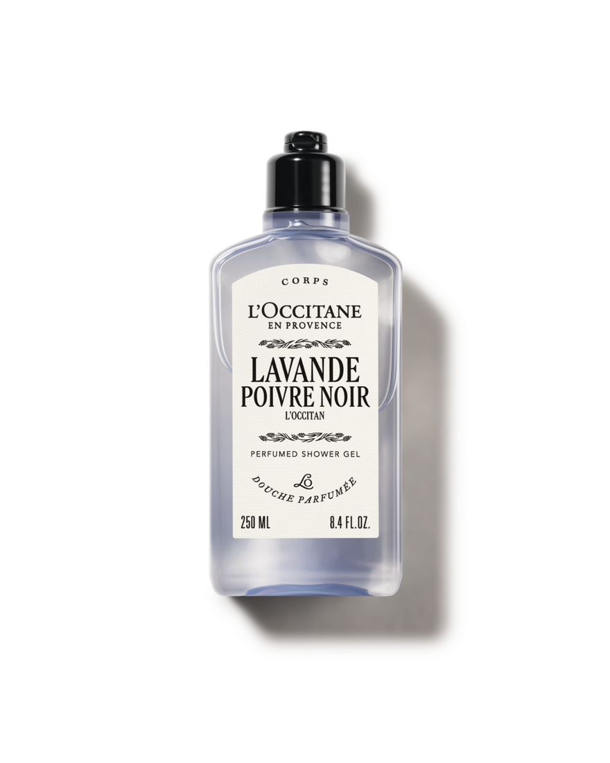 GEL DOUCHE PARFUMÉ LAVANDE POIVRE NOIR ( L'OCCITAN)