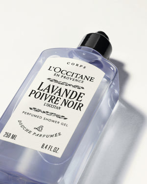 GEL DOUCHE PARFUMÉ LAVANDE POIVRE NOIR ( L'OCCITAN)