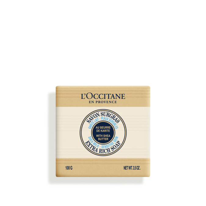 Savon Surgras Karité Lait - Peaux Sensibles 100g