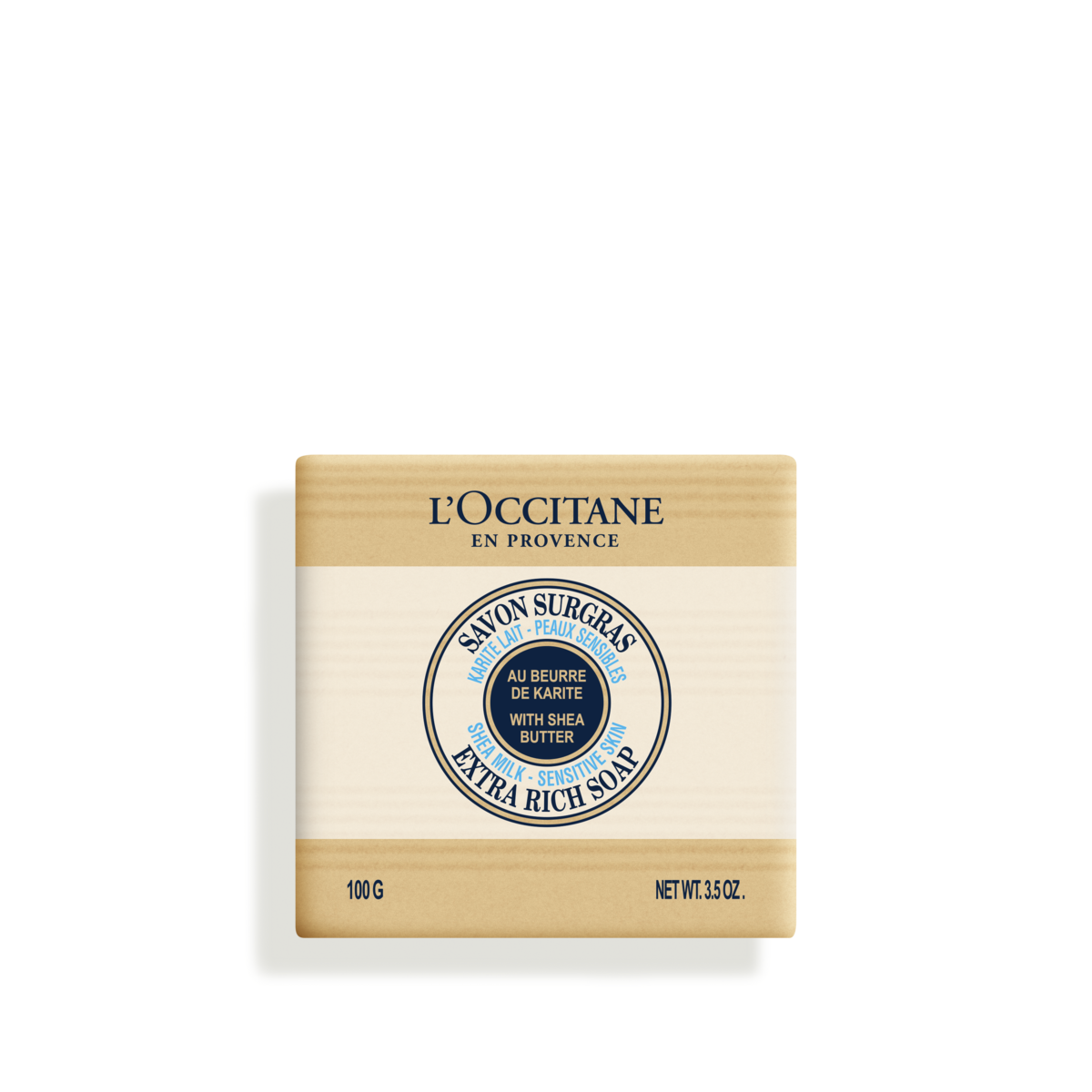 Savon Surgras Karité Lait - Peaux Sensibles 100g