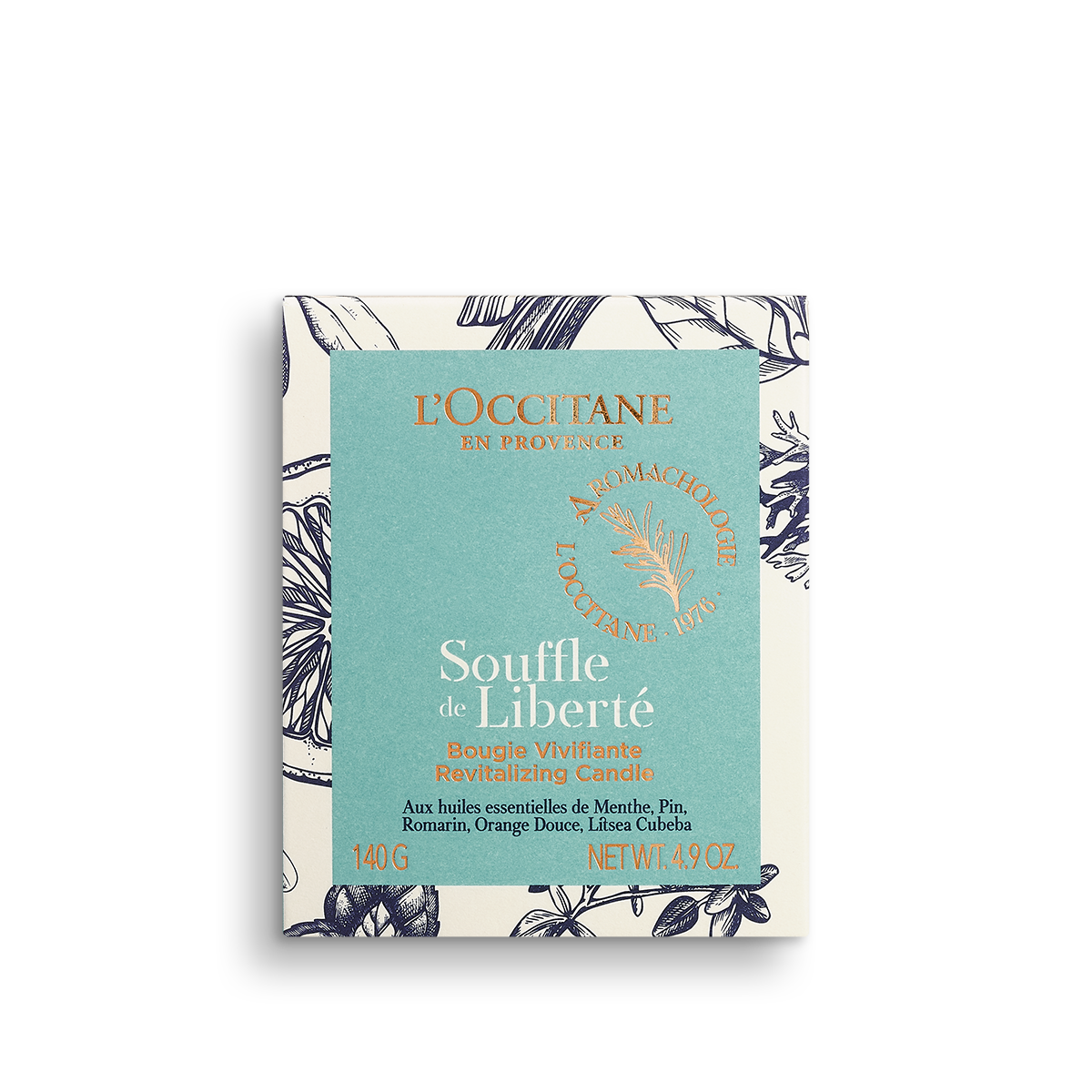 Bougie Parfumée Souffle de Liberté 140g