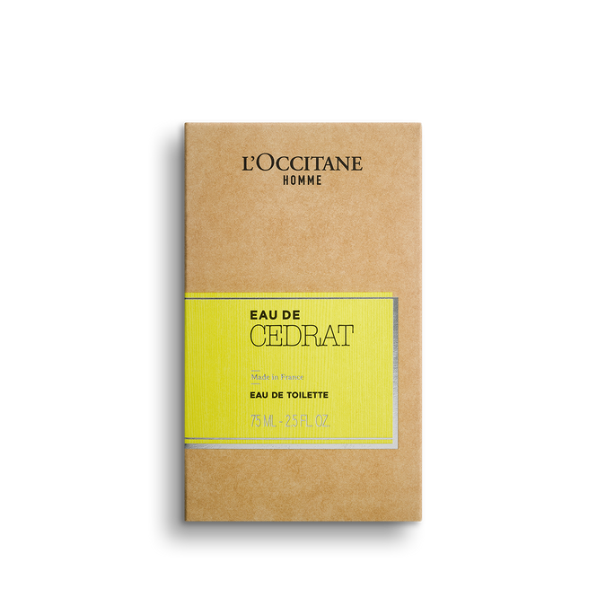 Idée Cadeau Homme Eau de Toilette Eau de Cédrat | L’Occitane en Provence Tunisie