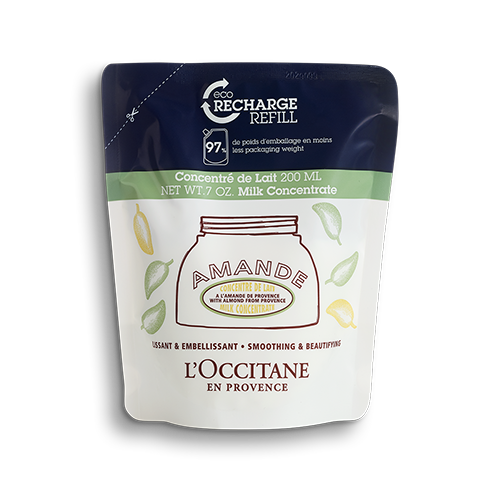 Eco-Recharge Concentré de Lait à l'amande de Provence