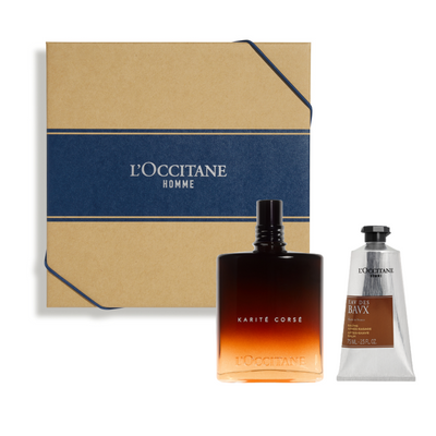 Coffret Parfum Karité Corsé pour Homme